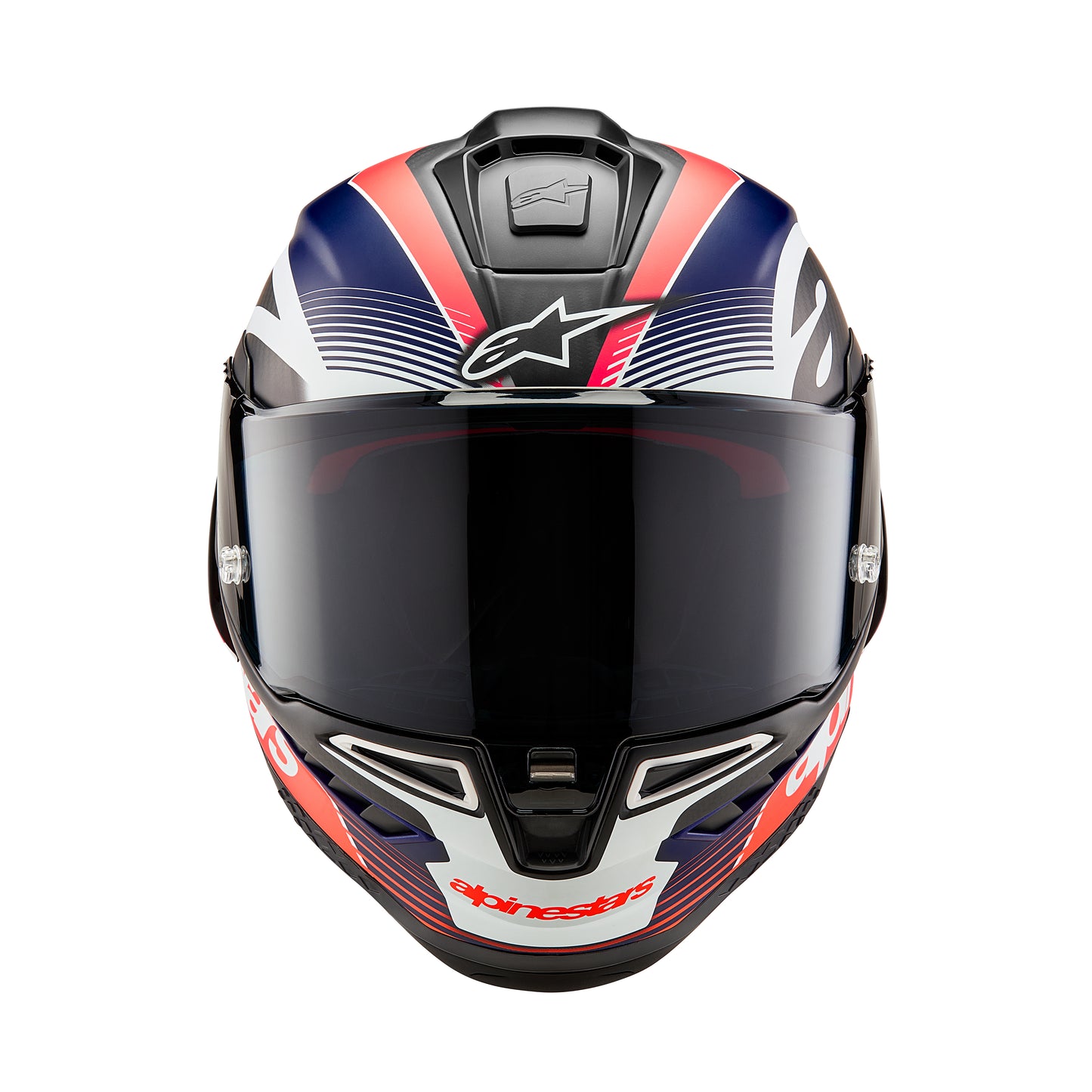 Alpinestars Supertech R10 Helmet - Team Carbon Red / Yellow / Blue