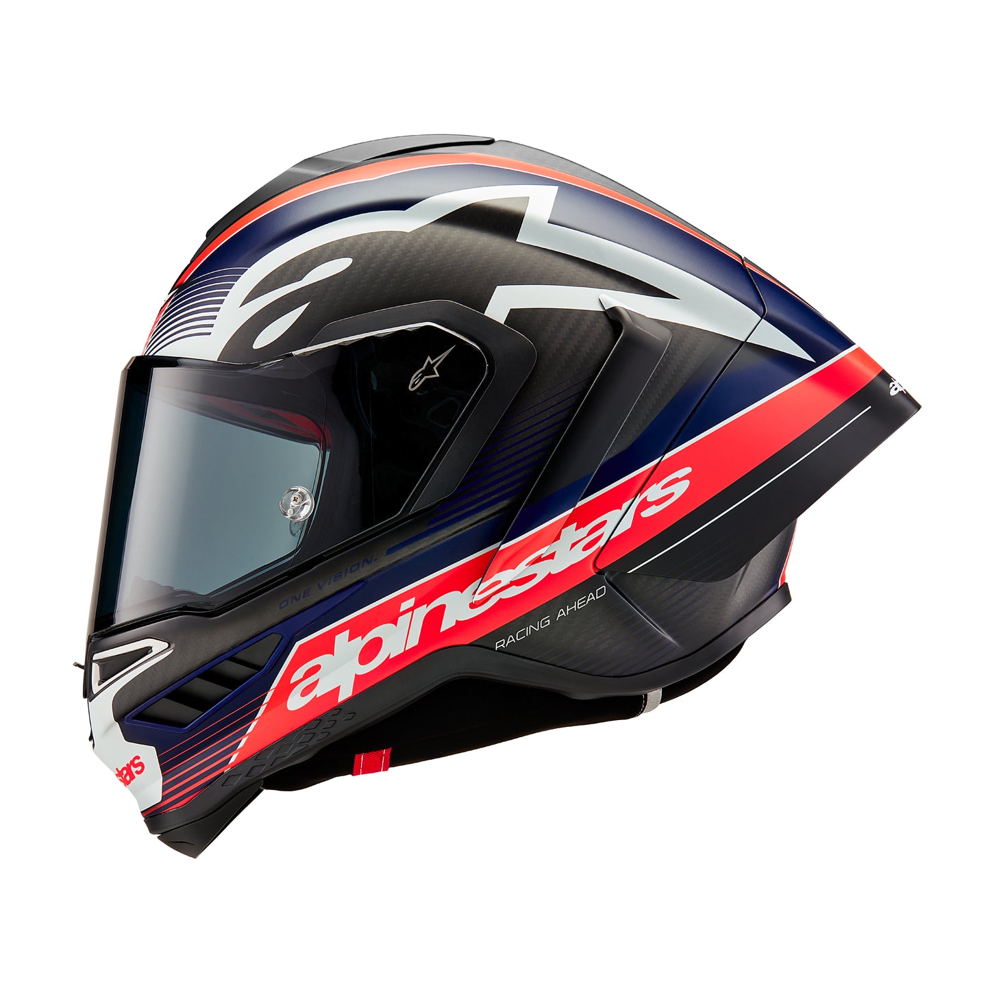 Alpinestars Supertech R10 Helmet - Team Carbon Red / Yellow / Blue