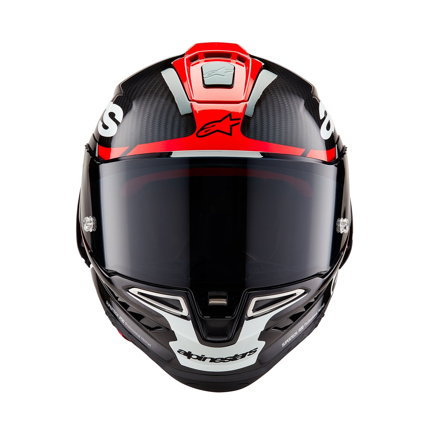 Alpinestars Supertech SR10 Helmet Element Carbon - Black / Red / White