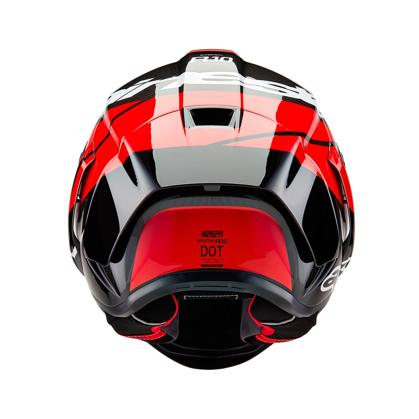 Alpinestars Supertech SR10 Helmet Element Carbon - Black / Red / White