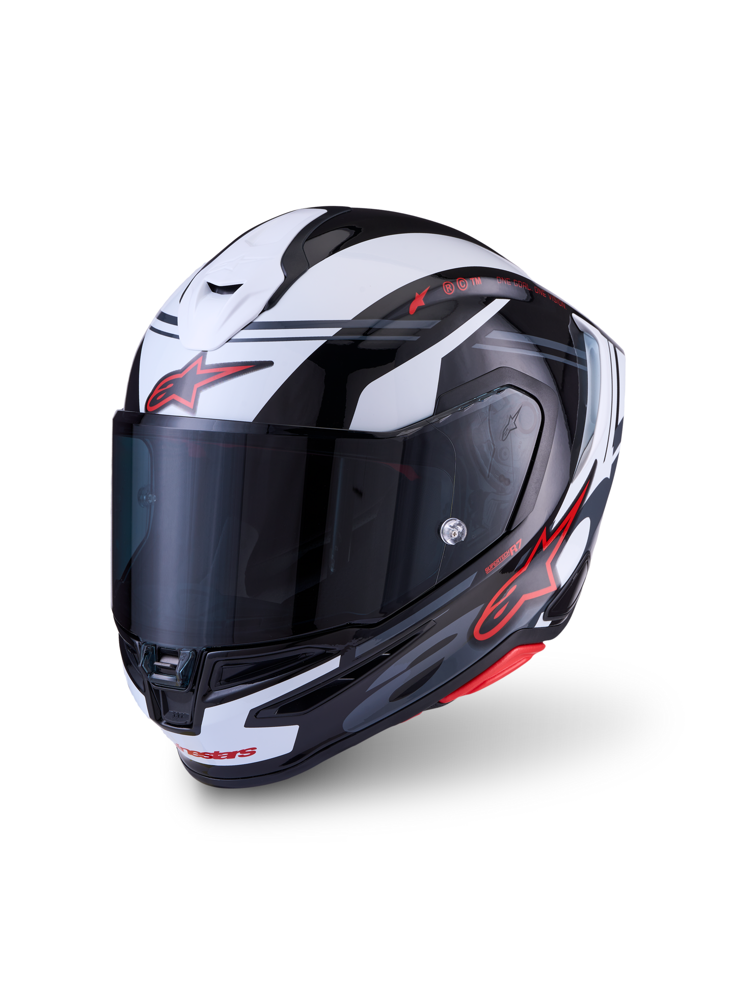 Alpinestars Supertech R7 A-Core Helmet - Black / White / Red