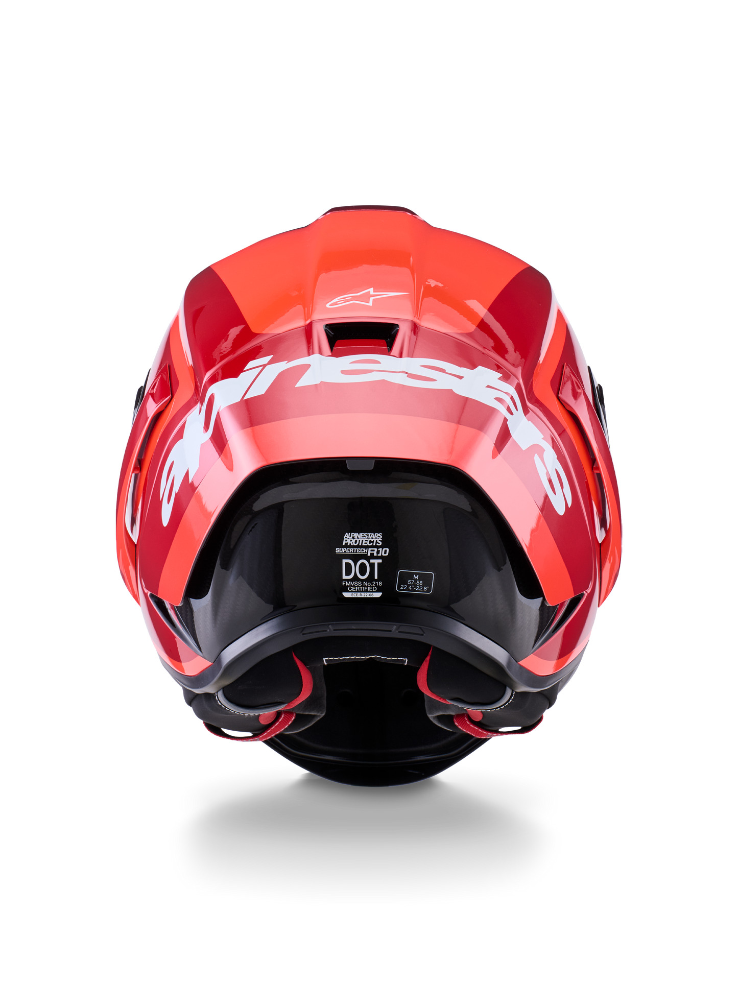 Alpinestars Supertech SR10 Arius Helmet - Black / White / Red