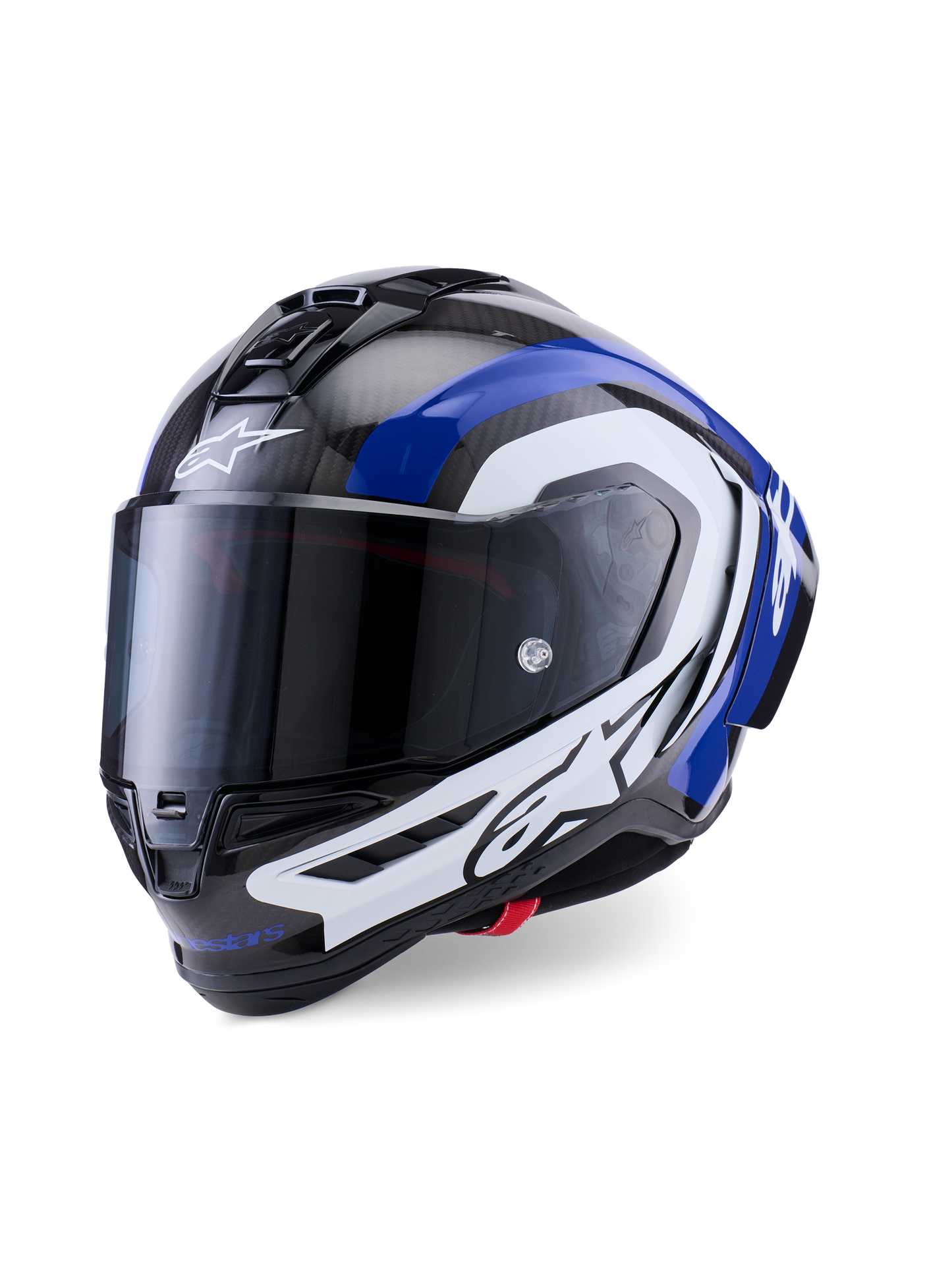 Alpinestars Supertech SR10 Arius Helmet - Black / White / Blue