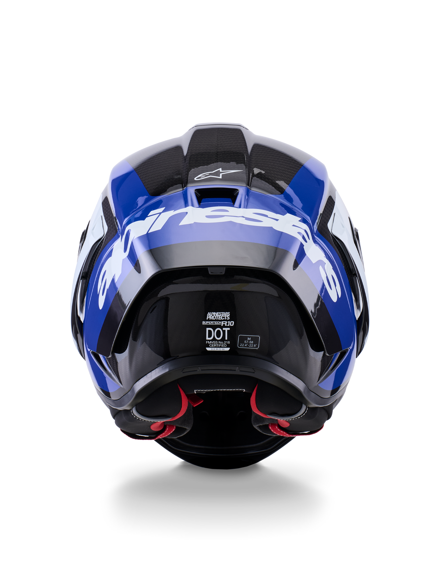 Alpinestars Supertech SR10 Arius Helmet - Black / White / Blue