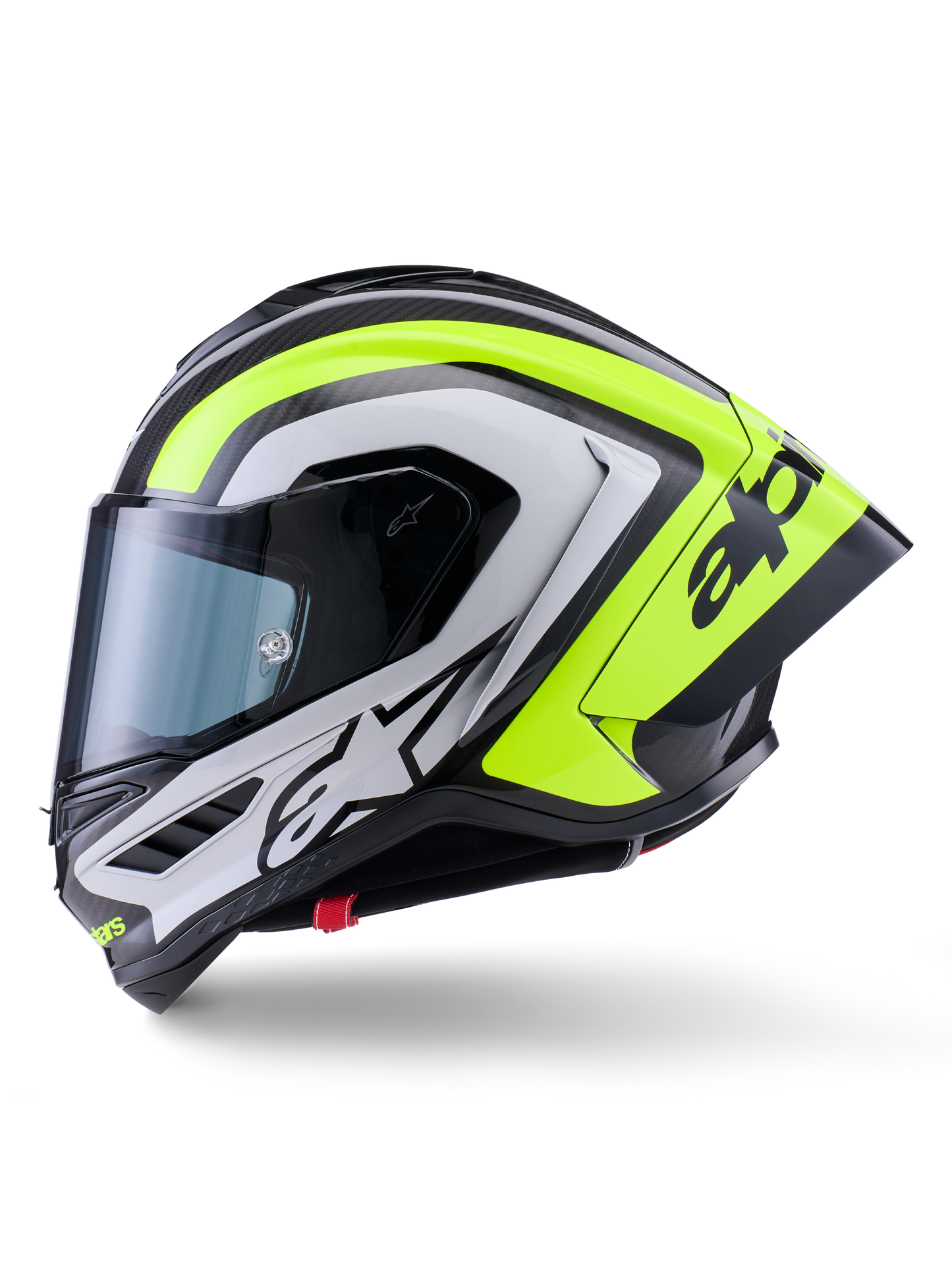 Alpinestars Supertech SR10 Arius Helmet - Black / Fluro Yellow