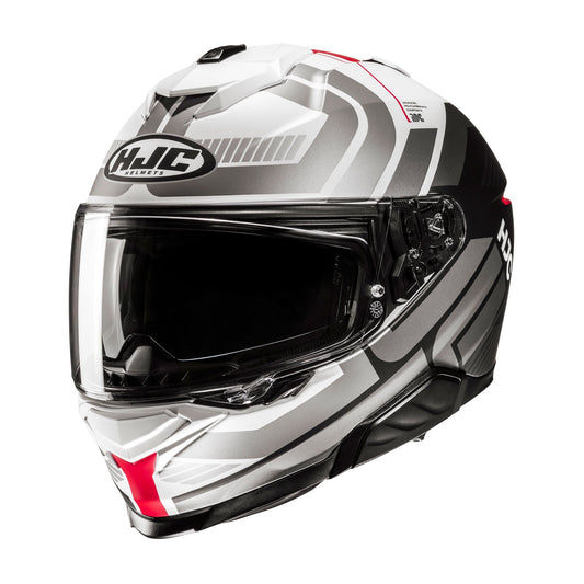 HJC i71 Helmet Viz MC-1SF - Black / Red