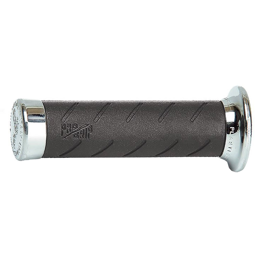 Progrip - Black/Chrome Dual Density (24-28mm) 862 Cruiser Grips
