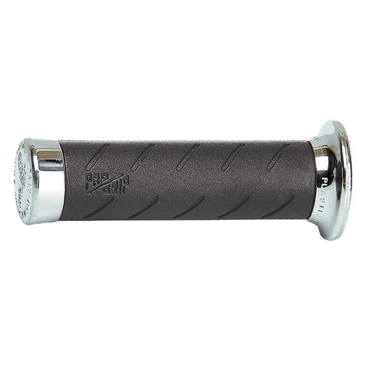 Progrip - Black/Chrome Dual Density (24-28mm) 862 Cruiser Grips