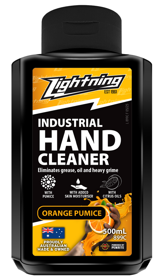 Lightning Industrial Orange Hand Cleaner - 500ml