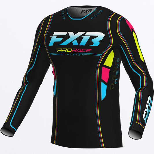 FXR MX26 Revo Velocity Jersey - Black / Multi