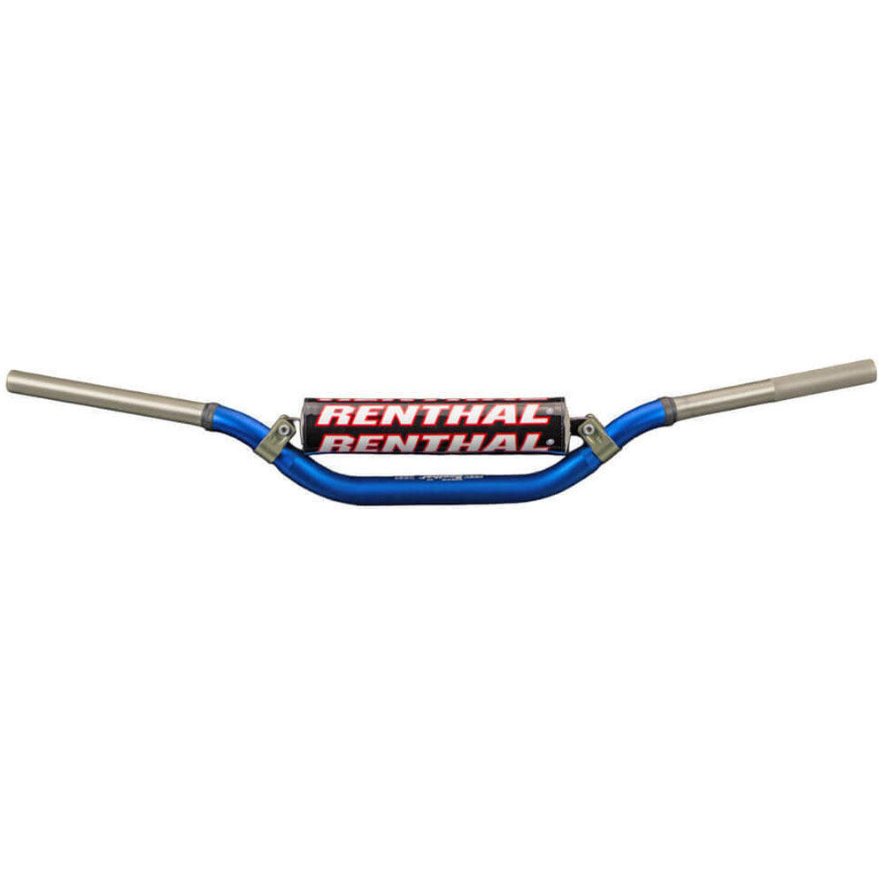 Renthal 918 Ricky Johnson / CR High Twinwall Padded Handlebar - Blue