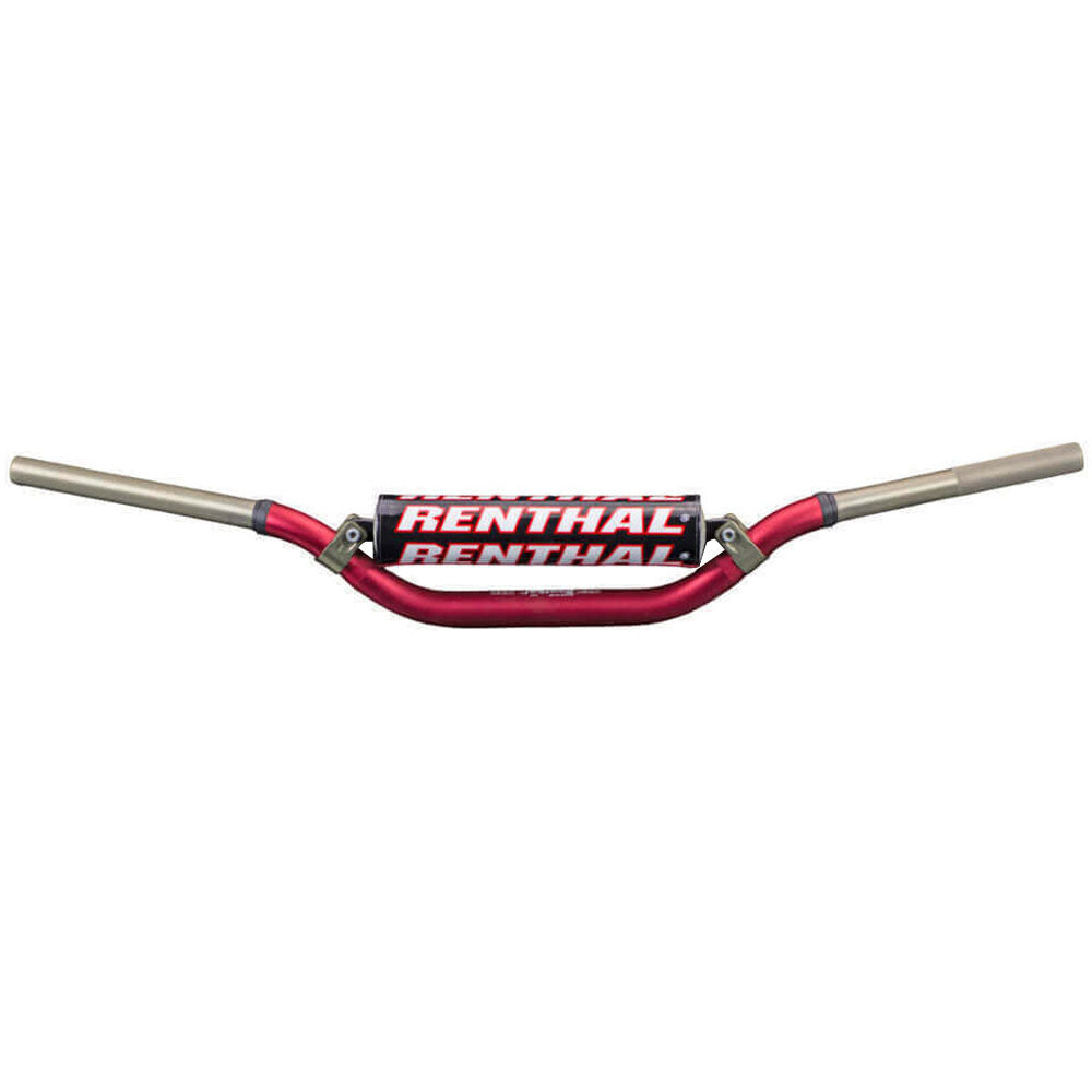 Renthal 918 Ricky Johnson / CR High Twinwall Padded Handlebar - Red