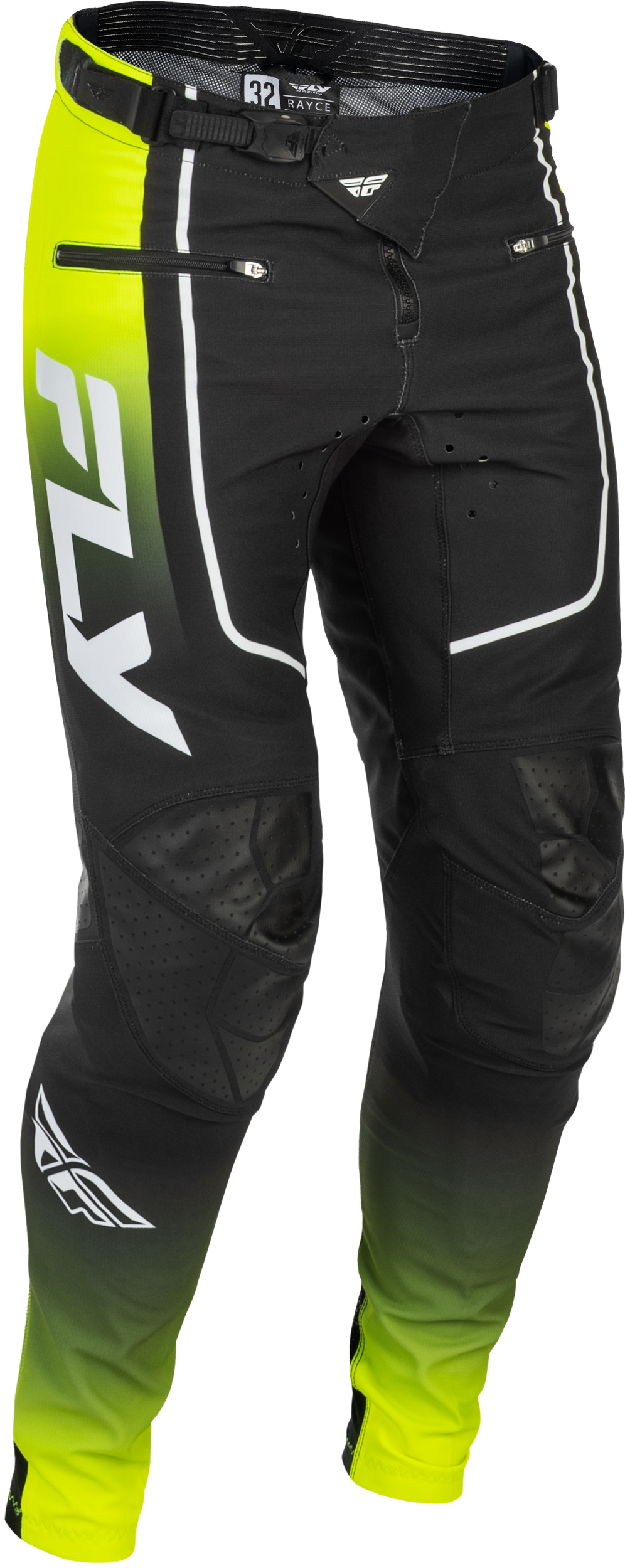 Fly Youth Rayce MTB Pants - Yellow / Black