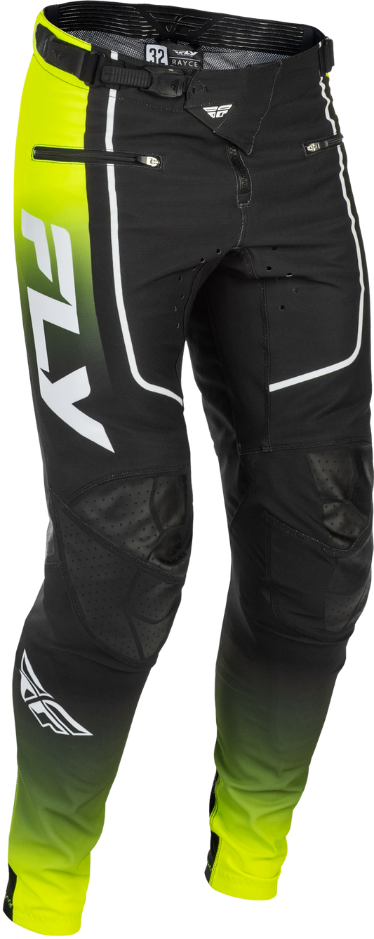 Fly Youth Rayce MTB Pants - Yellow / Black