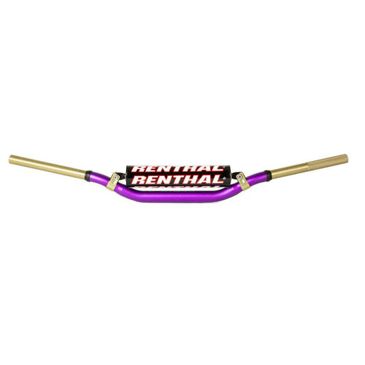 Renthal 999 McGrath Twinwall Padded Handlebar - Purple