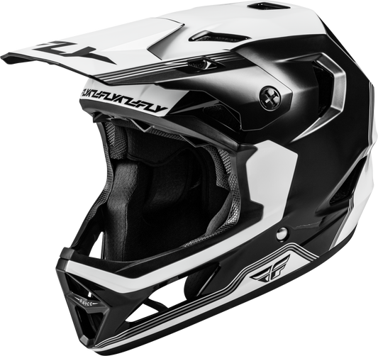Fly Youth Rayce MTB Helmet - Black / White