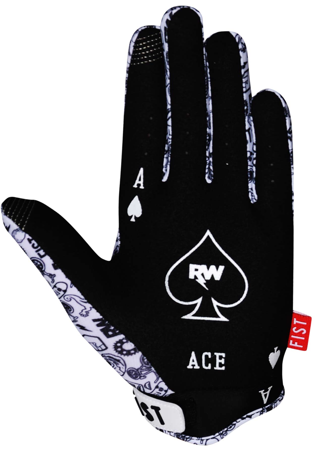Fist Chapter 28 Youth R-Willy Ace Gloves - Black / White