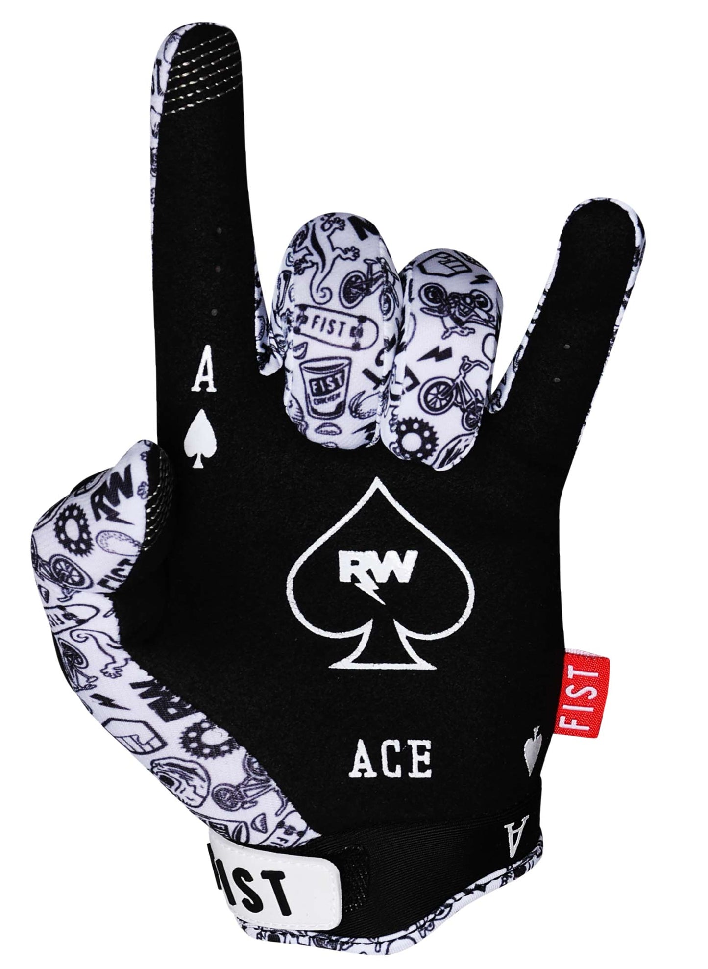 Fist Chapter 28 Youth R-Willy Ace Gloves - Black / White