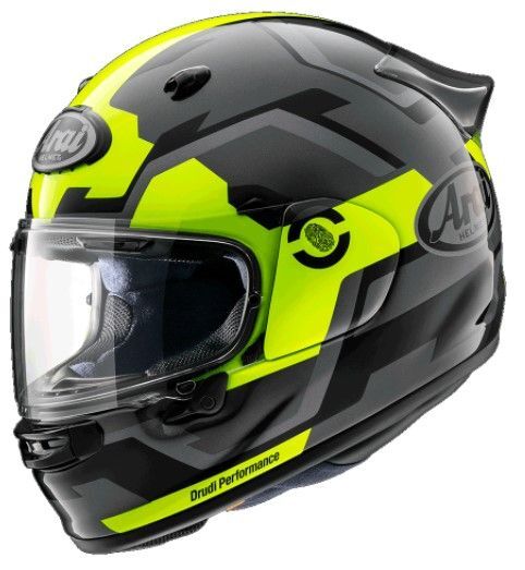 Arai Quantic Face Helmet - Fluro Yellow