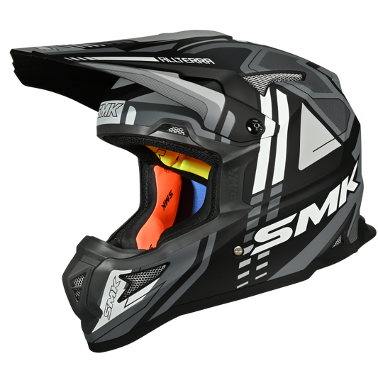 SMK Allterra Helmet X-Sprint - Matt Black / Grey / White MA261
