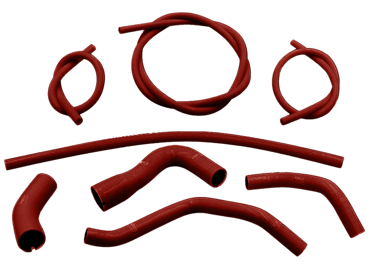 Samco Sport Radiator Hose Kit - Red