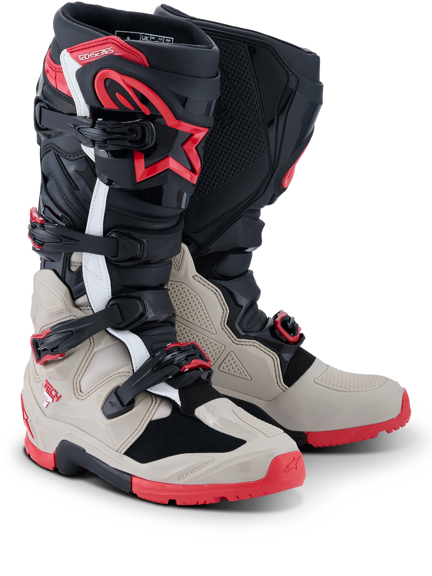 Alpinestars Tech 7 V2 Enduro Boots - Black / Red