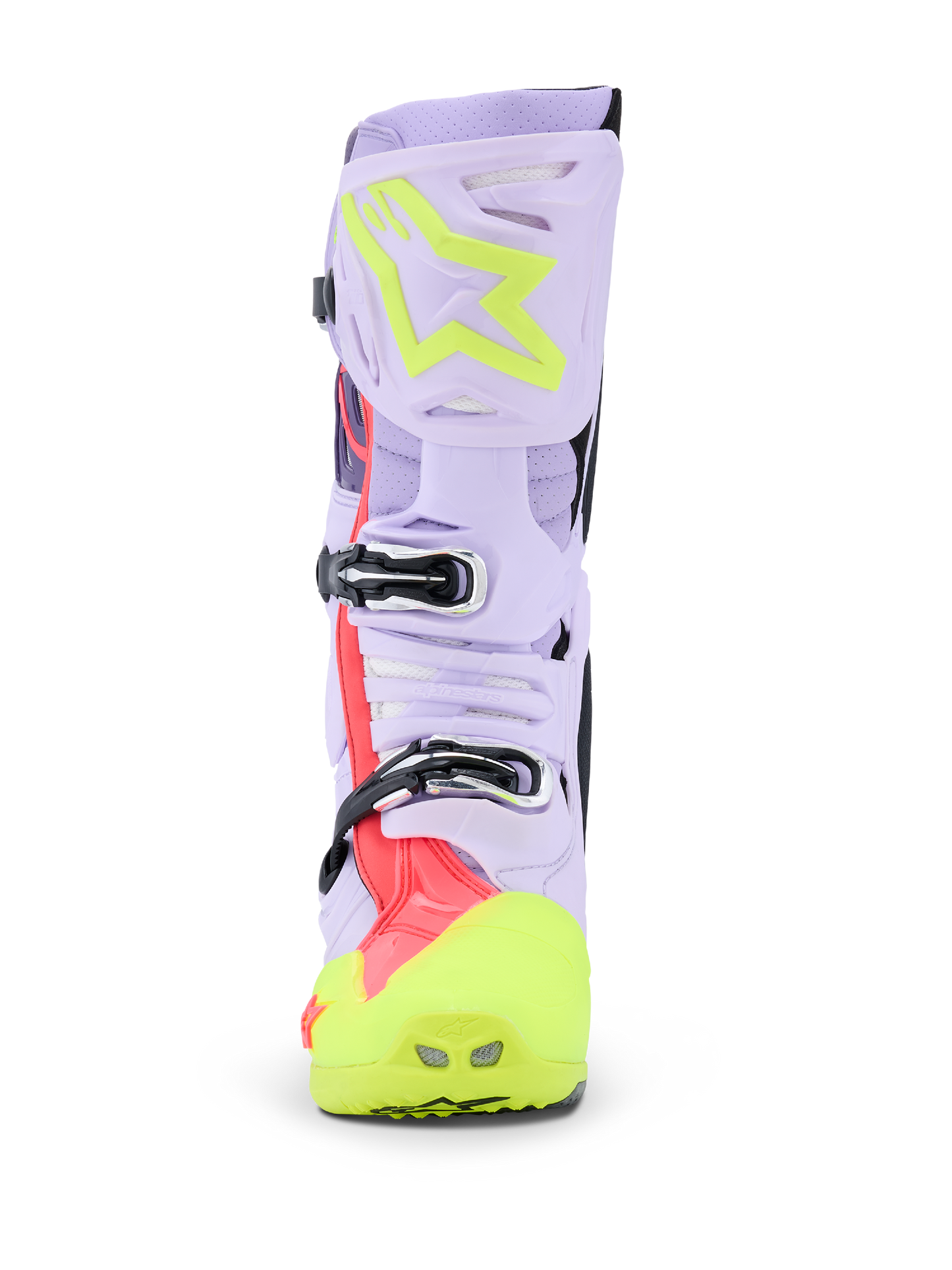 Alpinestars Tech 10 Supervented Boots - Purple / Yellow