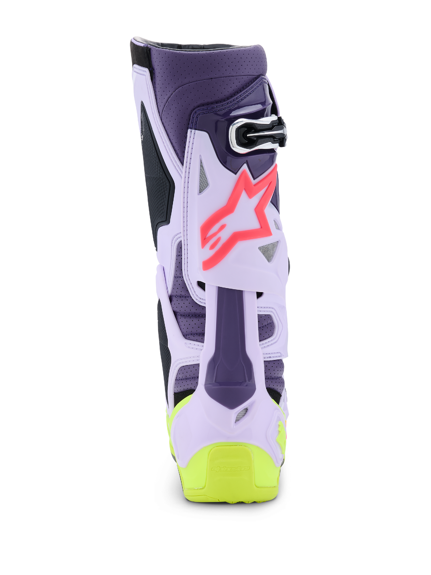 Alpinestars Tech 10 Supervented Boots - Purple / Yellow