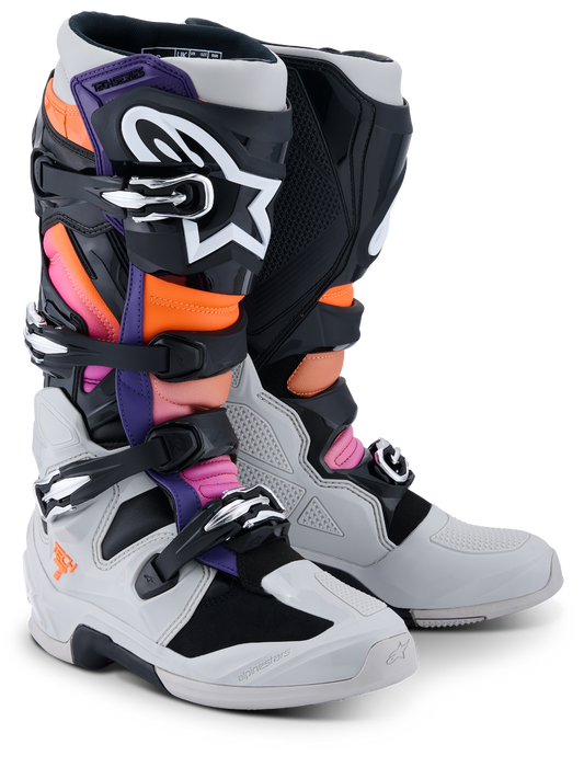 Alpinestars Tech 7 V2 Boots - Grey / Orange