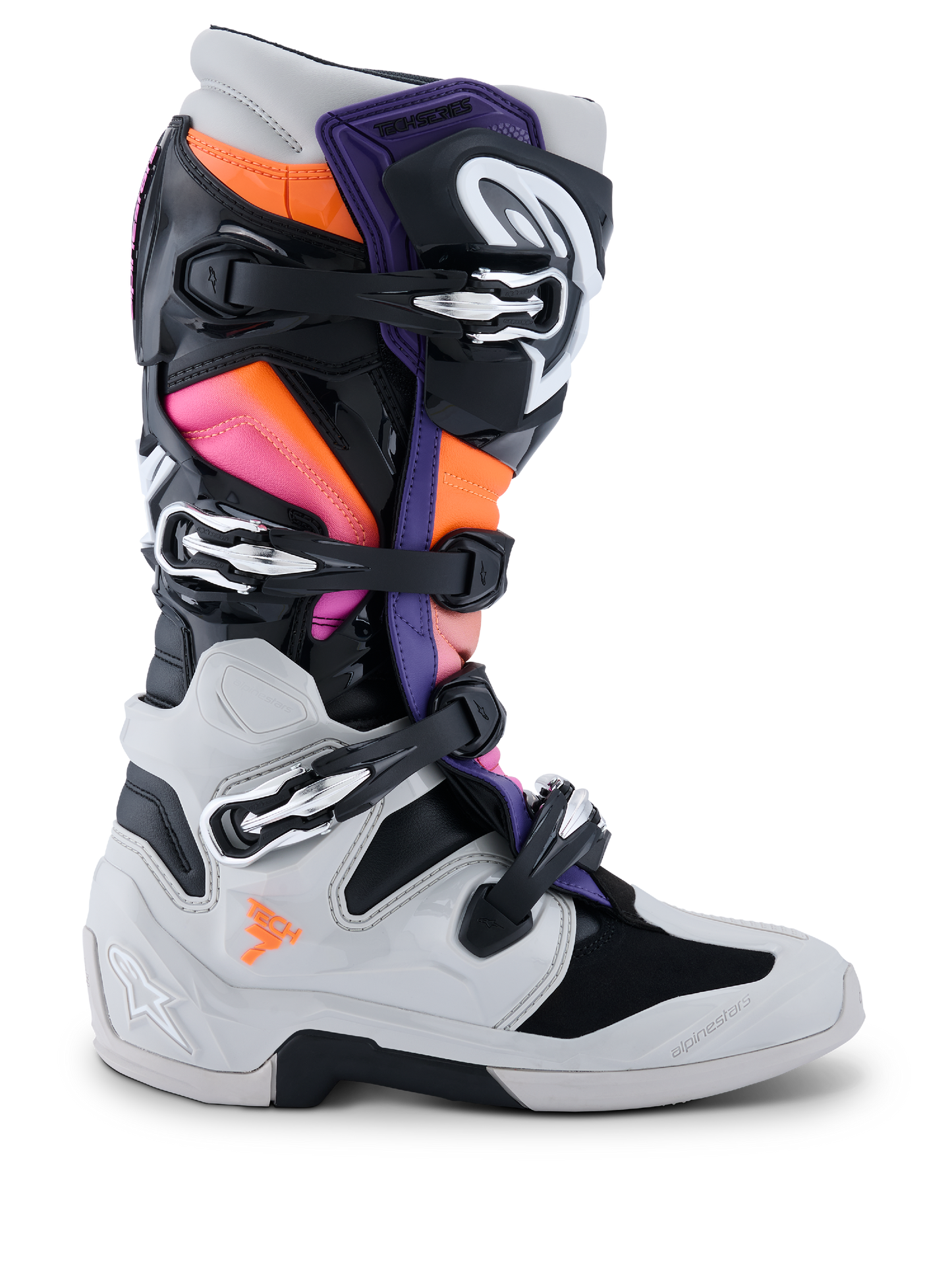 Alpinestars Tech 7 V2 Boots - Grey / Orange