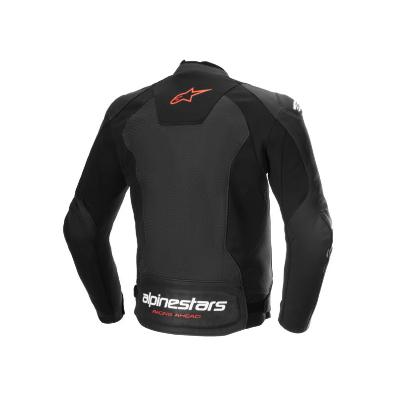 Alpinestars Faster V3 Air Leather Jacket Black Red