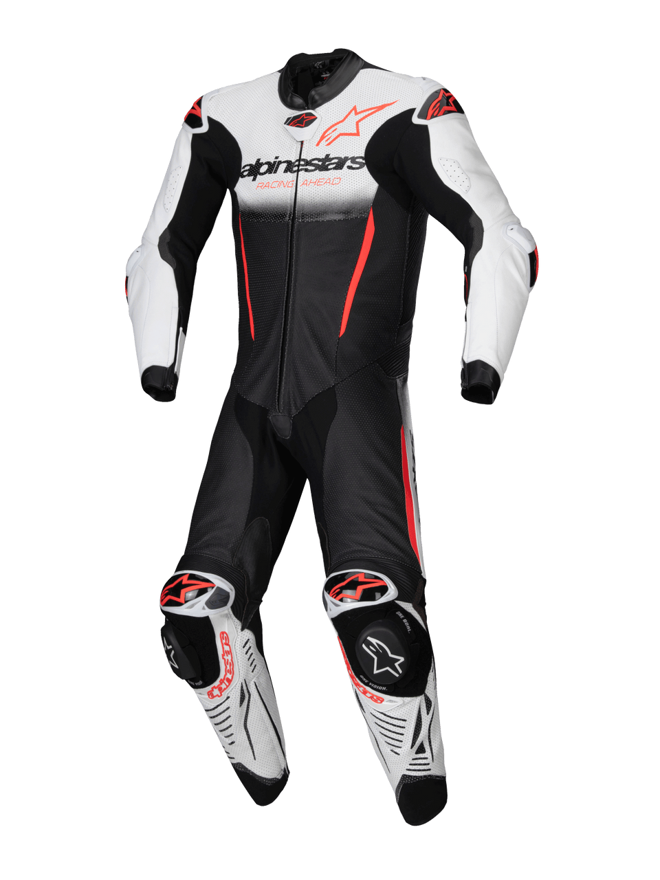 Alpinestars GPR7 1 Piece Leather Suit - White / Black / Red