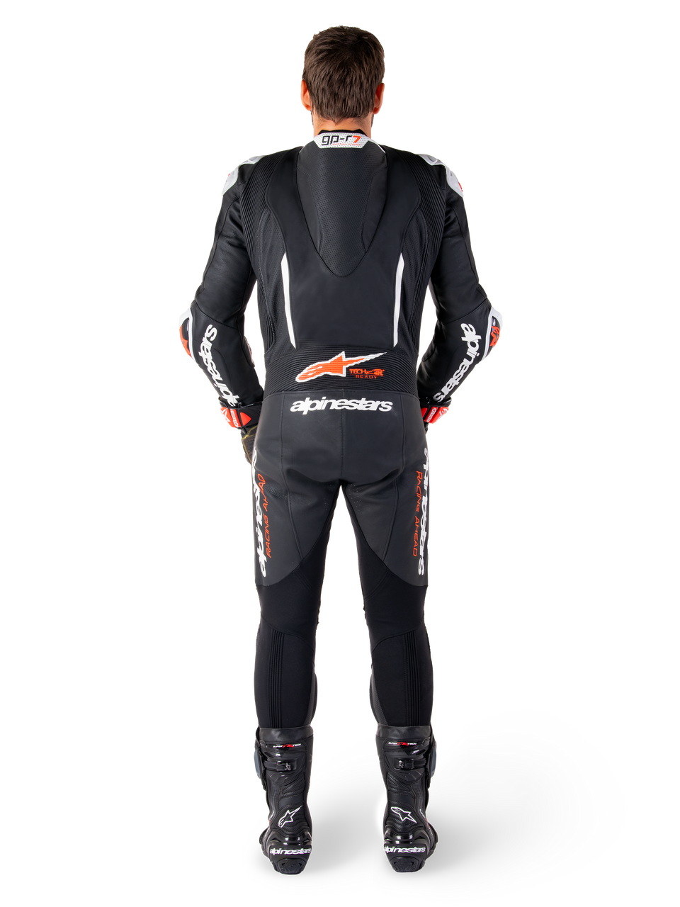 Alpinestars GPR7 1 Piece Leather Suit - Black / White / Red