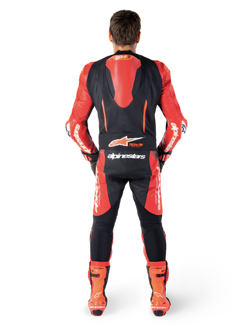 Alpinestars GPR7 1 Piece Leather Suit - Black / Red