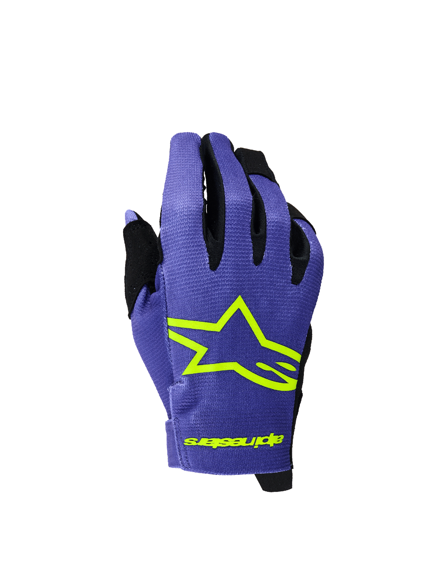 Alpinestars MX26 Youth Radar Gloves - Purple / Yellow