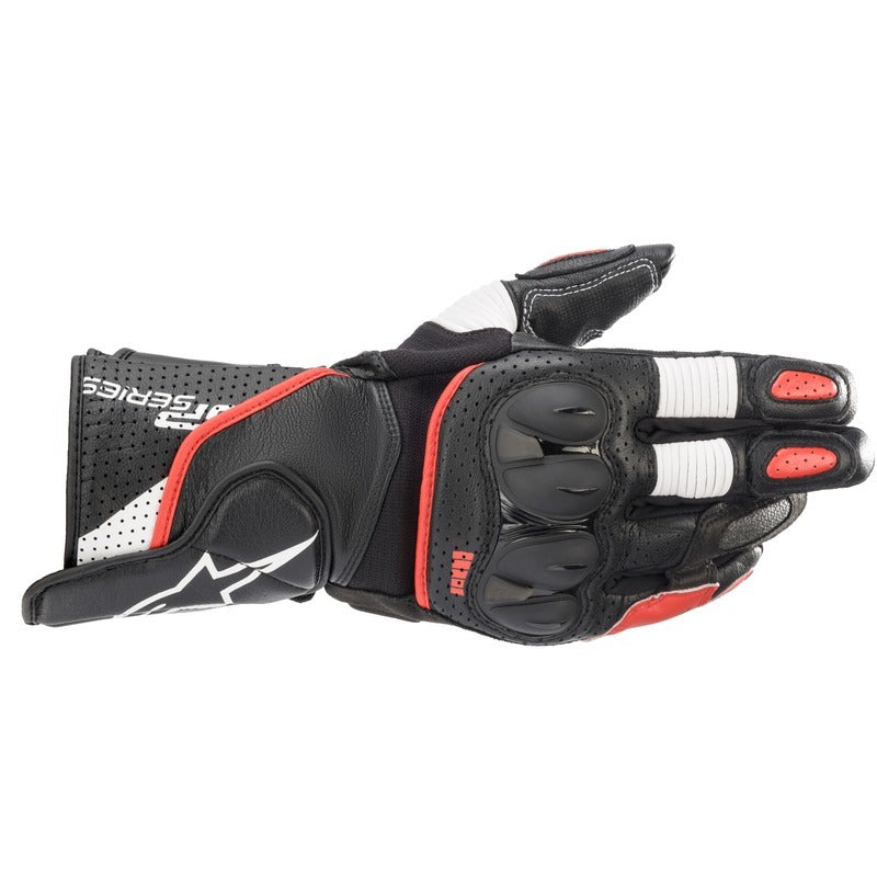 Alpinestars Sp-2 V3 Leather Gloves - Black / White / Red
