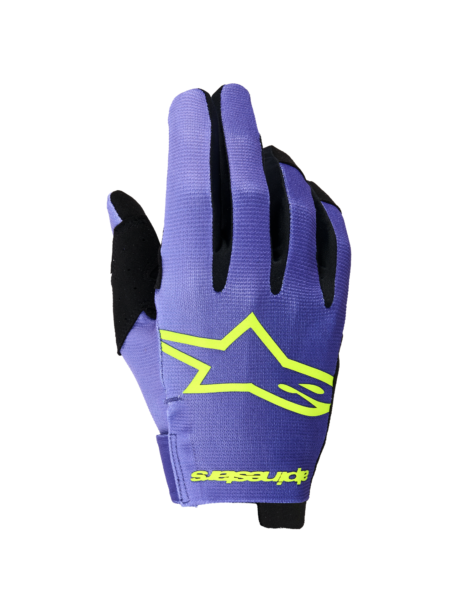 Alpinestars MX26 Radar Gloves - Purple / Yellow