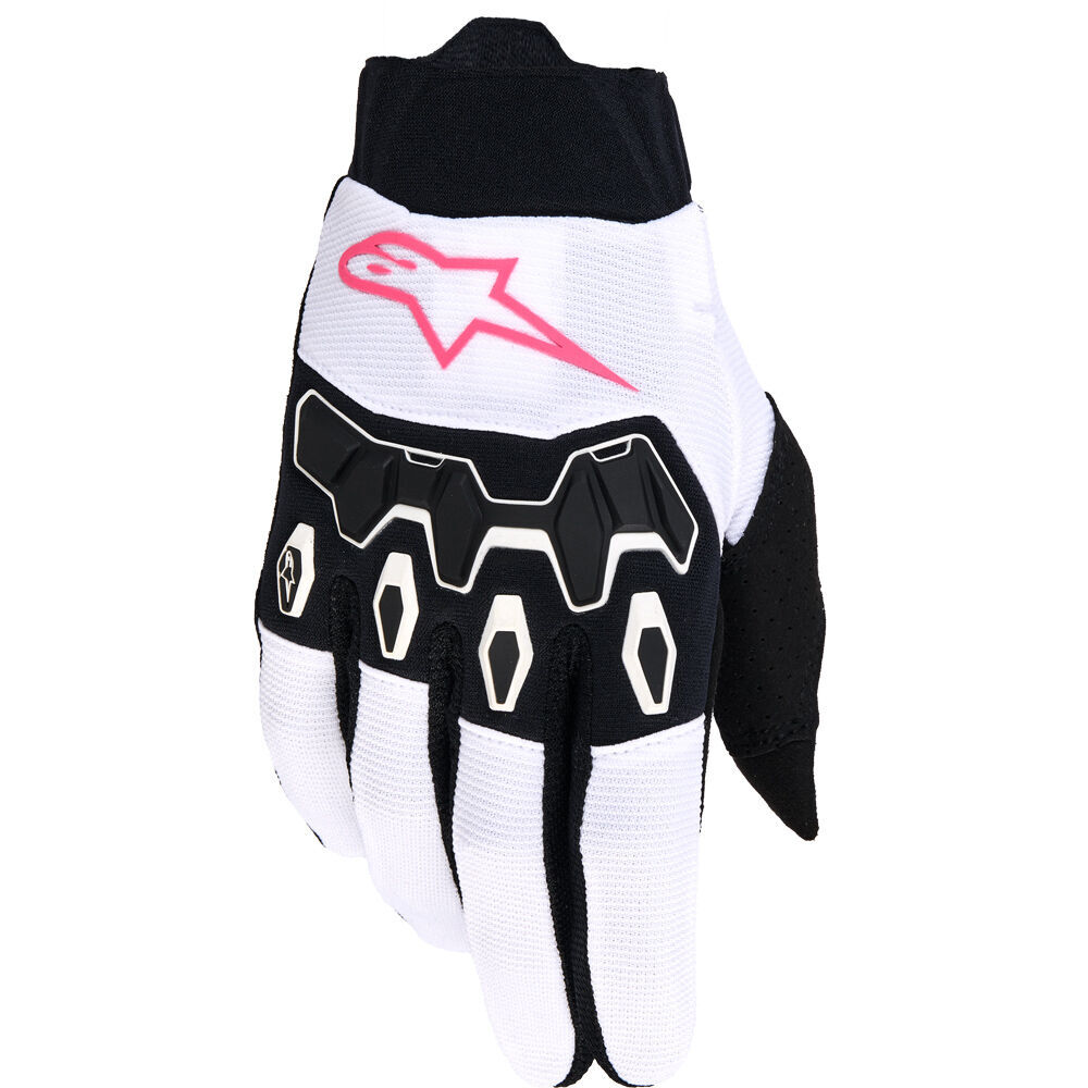 Alpinestars MX26 Women's Full Bore V2 Gloves - White / Pink