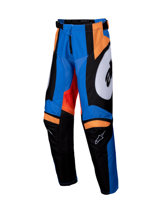 Alpinestars MX25 Youth Racer Melt Pant Orange Blue