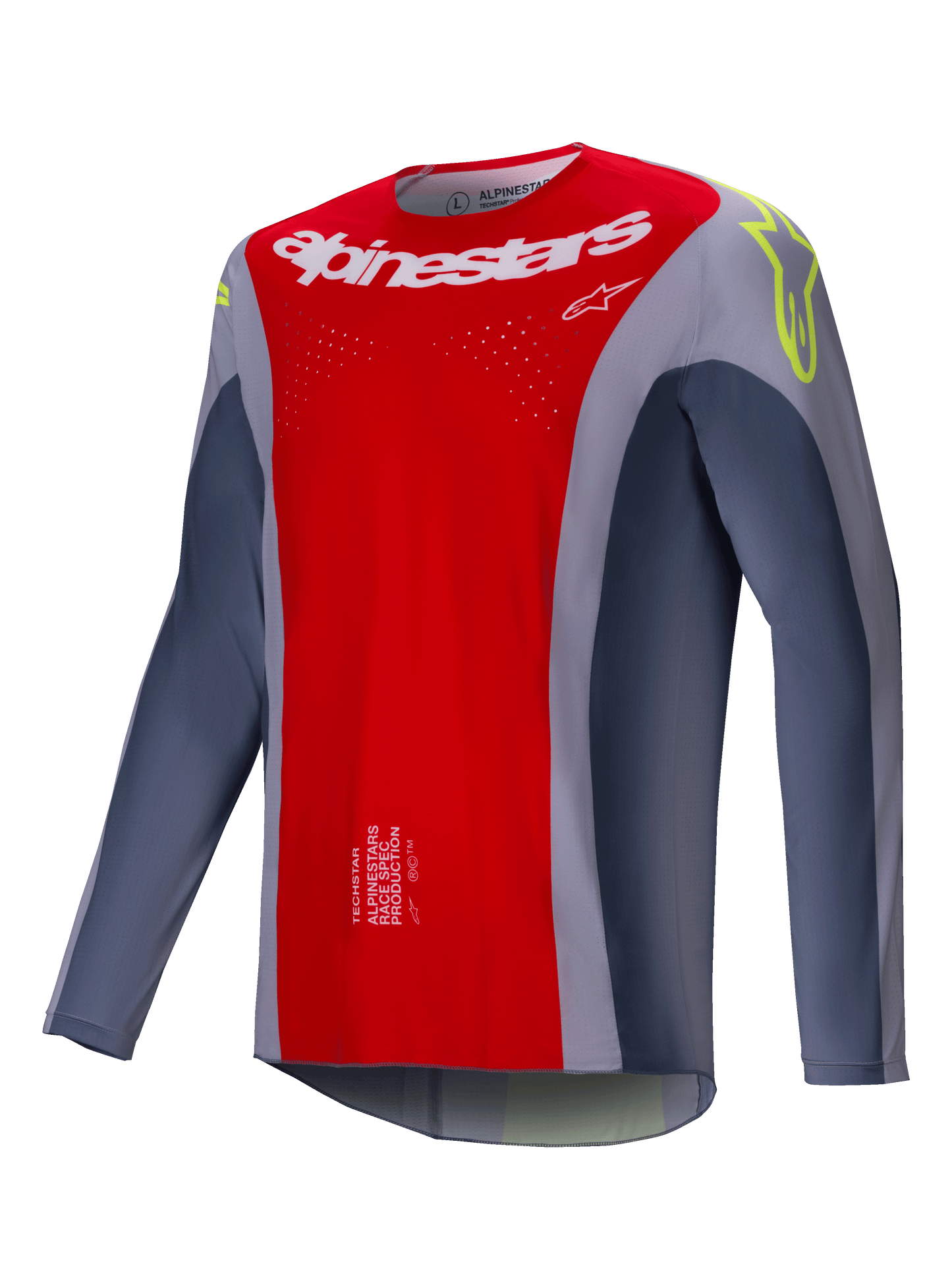 Alpinestars MX25 Techstar Melt Jersey Red Grey