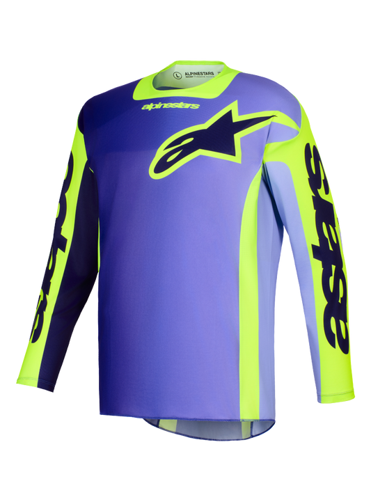 Alpinestars MX26 Racer Portl Jersey - Purple / Yellow
