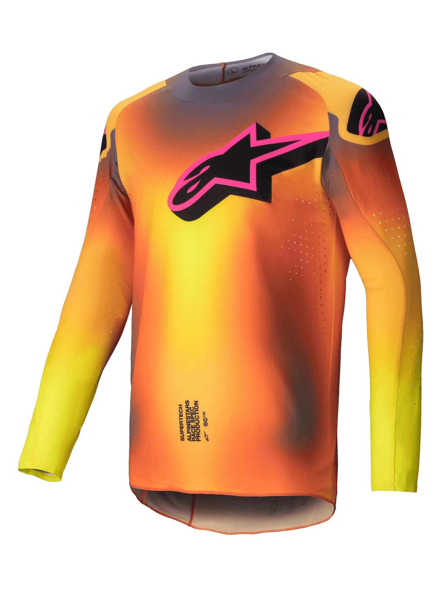 Alpinestars MX25 Supertech Lipan Jersey Yellow Pink