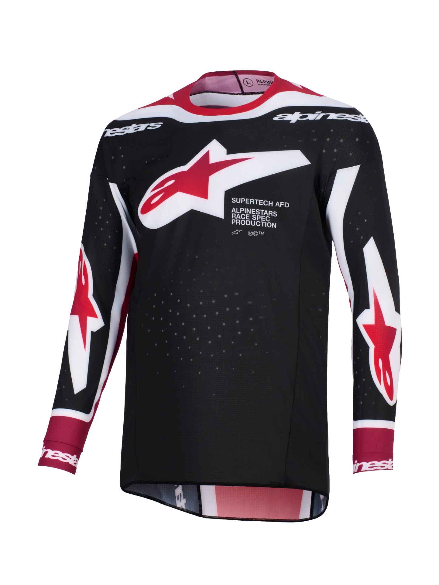 Alpinestars MX26 Supertech Pro Vista Jersey - Black / Red / White