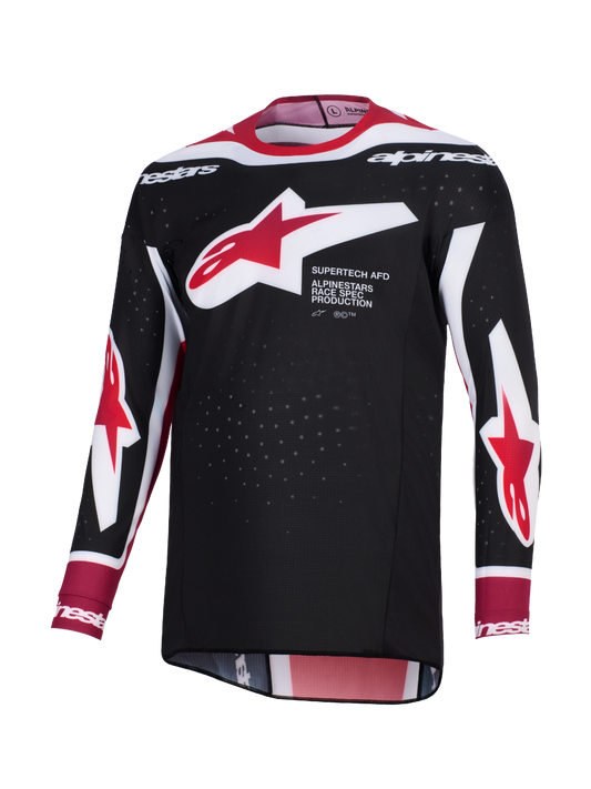 Alpinestars MX26 Supertech Pro Vista Jersey - Black / Red / White