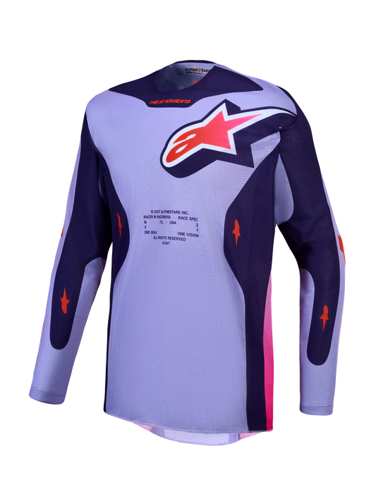 Alpinestars MX27 Racer Air Hunt Jersey - Purple / Pink