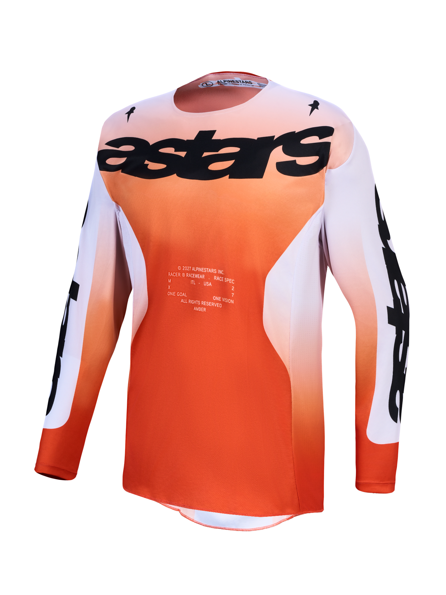 Alpinestars MX27 Racer Amber Jersey - Red