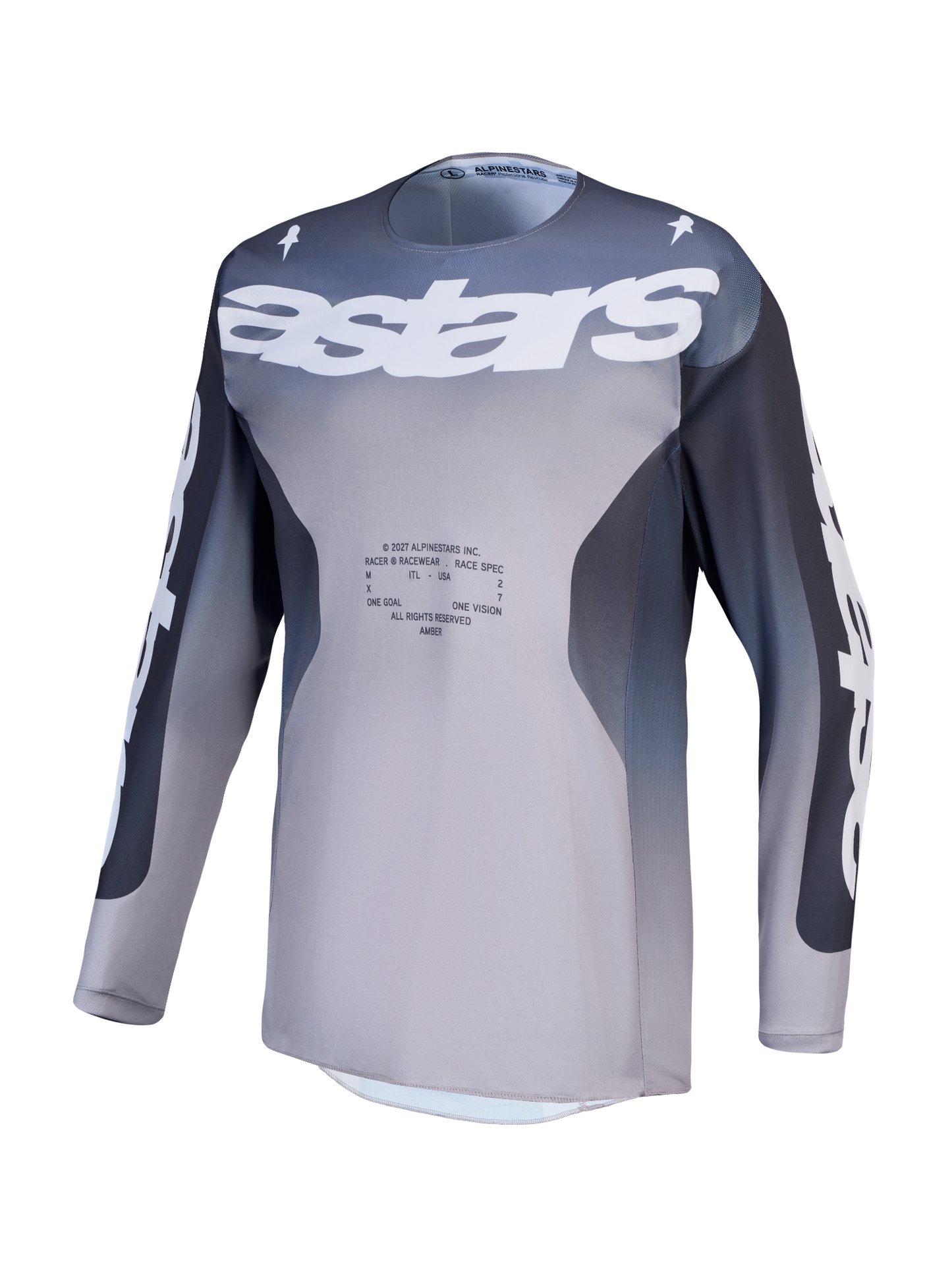 Alpinestars MX27 Racer Amber Jersey - Grey