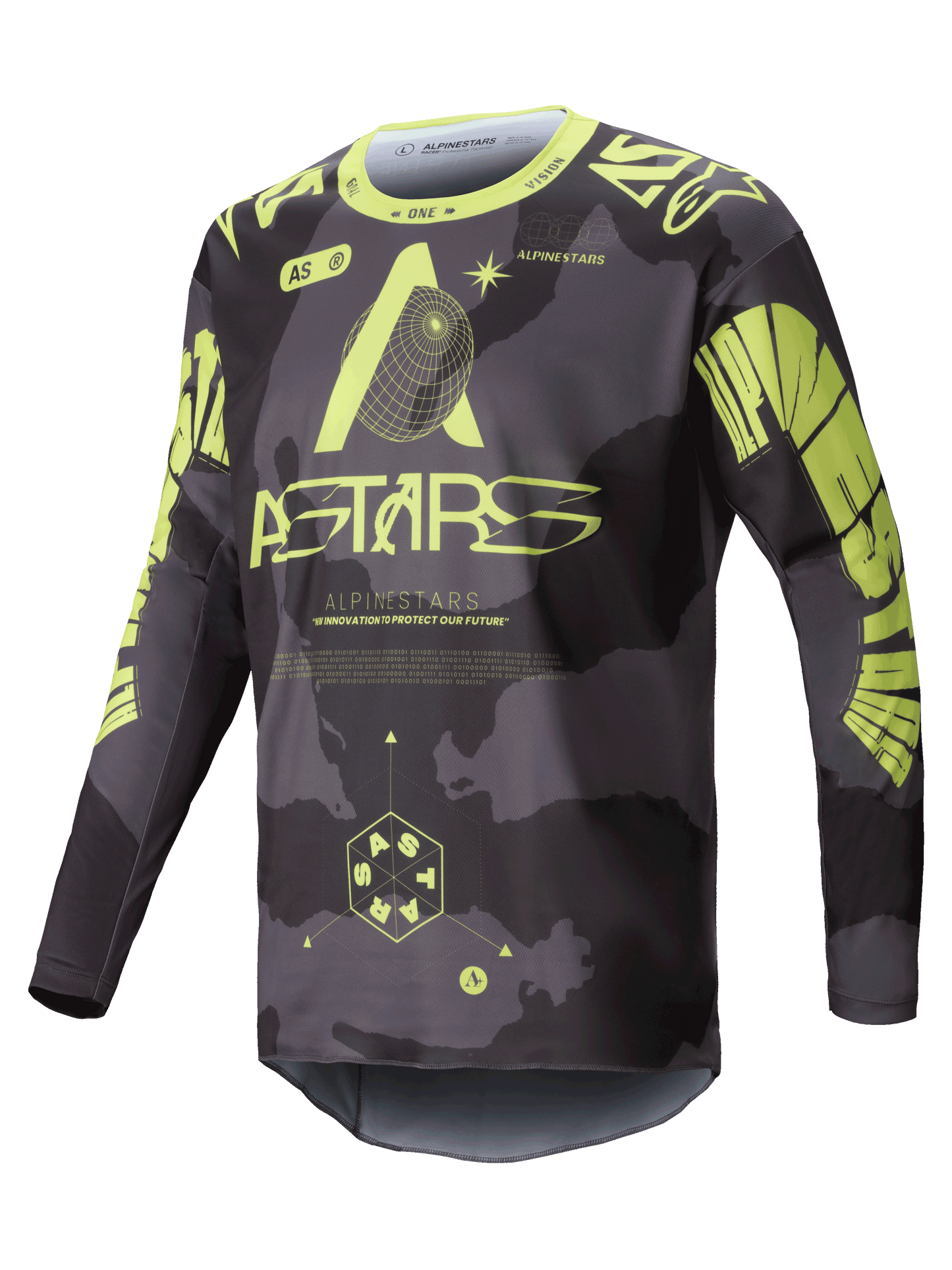 Alpinestars MX25 Racer Hollow Jersey Camo Fluro