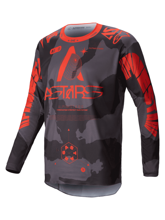 Alpinestars MX25 Racer Hollow Jersey Camo Orange