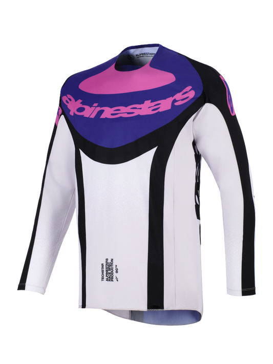 Alpinestars MX26 Techstar Knif Jersey - Grey / Purple
